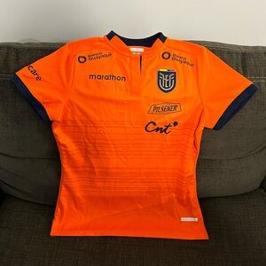 Marathon Authentic Ecuador National Team Orange Training Jersey Women's Sz: XS